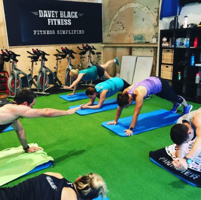 Strength and conditioining in the davey black fitness studio